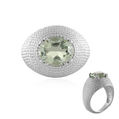 Anello in argento con Ametista Verde