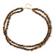 Collana in argento con Occhio di Tigre