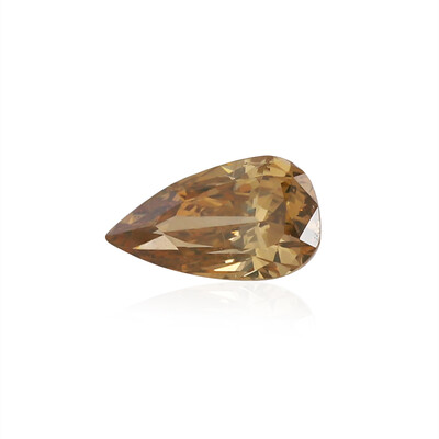 Gemma con Diamante Arancione VS2 0,36 ct