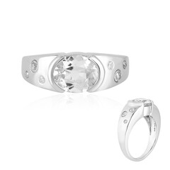 Anello da uomo in argento con Zircone