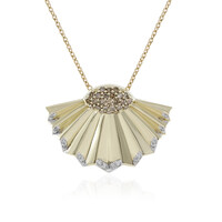 Collana in oro con Diamante Cioccolato I1 (de Melo)