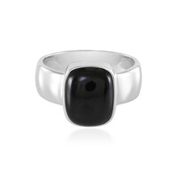 Anello in argento con Onice Nero
