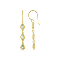 Orecchini in argento con Ametista Verde