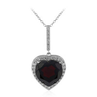 Collana in argento con Granato d’India