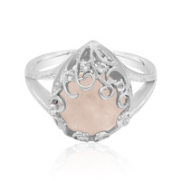 Anello in argento con Quarzo Rosa