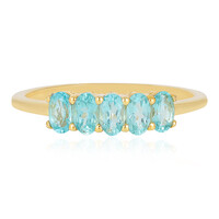Anello in argento con Apatite Blu