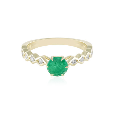 Anello in oro con Smeraldo Zambia (de Melo)