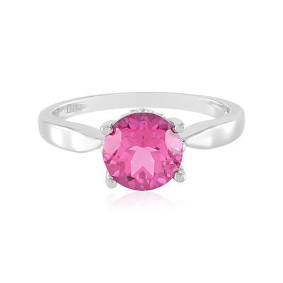 Anello in argento con Topazio Rosa