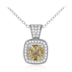 Collana in argento con Citrino