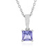 Collana in argento con Tanzanite