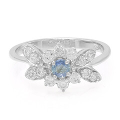Anello in argento con Zaffiro Kanchanaburi