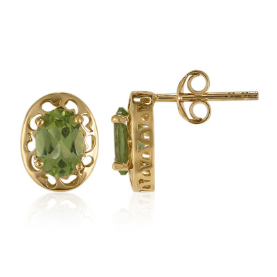 Orecchini in argento con Peridoto