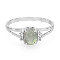 Anello in argento con Labradorite