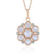 Collana in argento con Perla d'Acqua Dolce Bianca (KM by Juwelo)