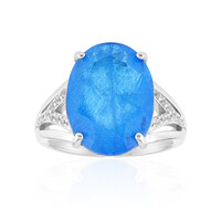 Anello in argento con Quarzo Azzurro