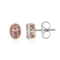 Orecchini in argento con Morganite (Gems en Vogue)