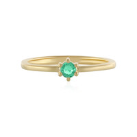 Anello in argento con Smeraldo Colombiano