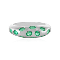 Anello in argento con Smeraldo Etiope (SAELOCANA)