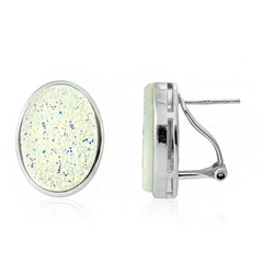 Orecchini in argento con Quarzo Glitter Perlato