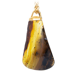 Collana in argento con Ambra Baltica
