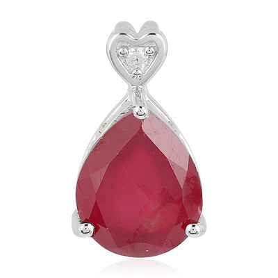 Ciondolo in argento con Rubino del Madagascar
