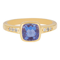 Anello in argento con Fluorite Cangiante