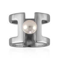 Anello in argento con Perla di Acqua Dolce (TPC)