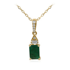 Collana in oro con Smeraldo Zambia AAA (CIRARI)