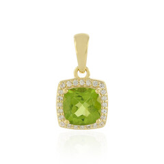 Ciondolo in argento con Peridoto Manchuria