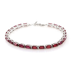 Bracciale in argento con Rubino del Madagascar