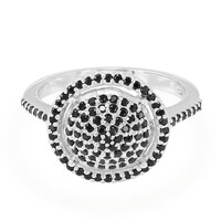 Anello in argento con Spinello Nero