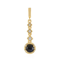Ciondolo in argento con Diopside Stellato d'India