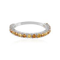 Anello in argento con Citrino