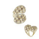 Anello in oro con Diamante Champagne I2 (de Melo)