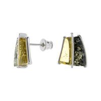 Orecchini in argento con Ambra Baltica
