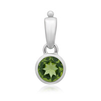 Ciondolo in argento con Peridoto Arizona