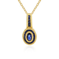 Collana in argento con Zaffiro Blu