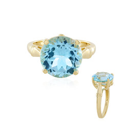 Anello in argento con Topazio Blu Cielo
