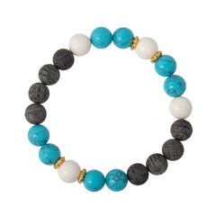 Bracciale in argento con Avorio di Mammut