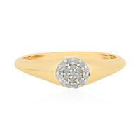 Anello in argento con Diamante PK (J)