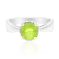 Anello in argento con Opale Verde Brasiliano