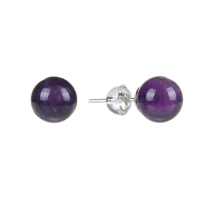 Orecchini in argento con Ametista
