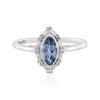 Anello in argento con Tanzanite (non riscaldata)