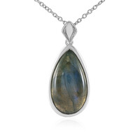 Collana in argento con Labradorite