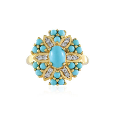 Anello in argento con Turchese Sleeping Beauty (Faszination Türkis)