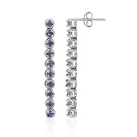 Orecchini in argento con Iolite