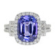 Anello in oro con Tanzanite AAA (CIRARI)