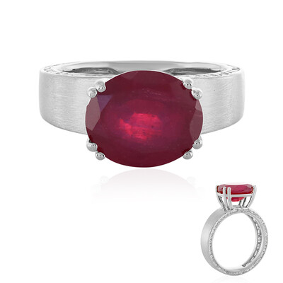 Anello in argento con Rubino del Madagascar (de Melo)