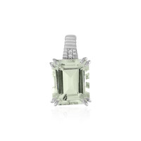 Ciondolo in argento con Ametista Verde