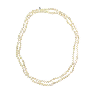 Collana in argento con Perla di Acqua Dolce (TPC)